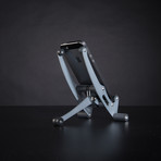 FrameShift Mini-5 // iPad Mini & iPhone Stand // Anodized Clear