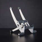 FrameShift Mini-5 // iPad Mini & iPhone Stand // Anodized Clear