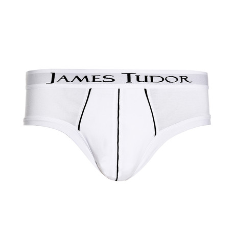 Athletic Briefs // White (Small)