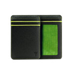 RFID Leather Credit Card Wallet (Light Blue)