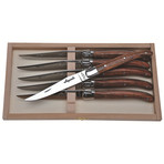 Steak Knives // Set of 6 (Assorted Wood)