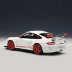 Porsche 911 (997) GT3 RS, White w/Red Stripes (White and Red Stripes)