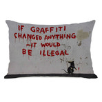 Graffiti Illegal // Pillow
