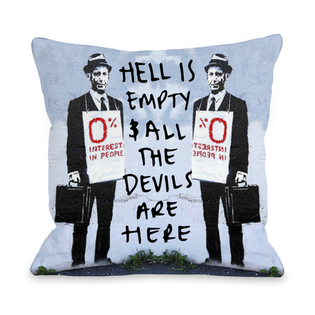 Devils are Here Pillow