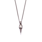 Silver Sparrow Skull Necklace