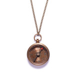 Antiqued Compass Necklace