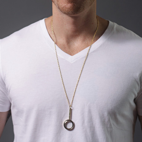 Gold Loupe Necklace