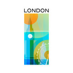 London Travel (14"L x 28"W)