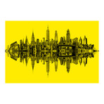 New York City Beat // Yellow (18"L x 26"W)