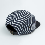 Zig Zag // Navy + White + Black