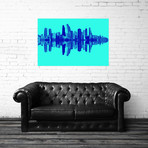 Chicago City Beat // Blue (18"L x 26"W)