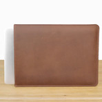 MacBook Sleeve // Vertical Open // Chocolate Brown (11" MacBook Air)