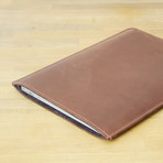 MacBook Sleeve // Vertical Open // Chocolate Brown (11" MacBook Air)