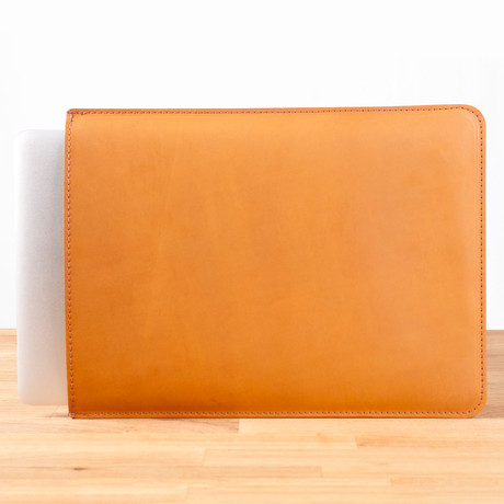 MacBook Sleeve // Vertical Open // Chestnut (11" MacBook Air)