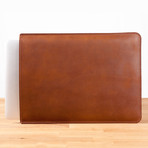 MacBook Sleeve // Vertical Open // Brown (11" MacBook Air)