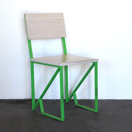 Slot Steel Chair // Powder Coat (Mint Green)