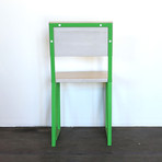 Slot Steel Chair // Powder Coat (Mint Green)