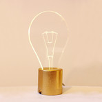 Bulb Lamp (Grey Base)