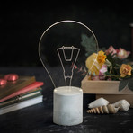 Bulb Lamp (Grey Base)