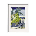 Katsushika Hokusai // Aoigaoka Waterfall In The Eastern Capital (Black Frame)