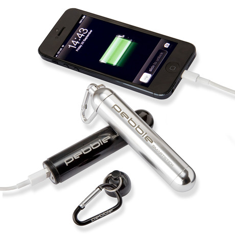 Pebble Smartstick+ Portable Battery (Black)