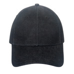 Black Denim Baseball Hat (M)