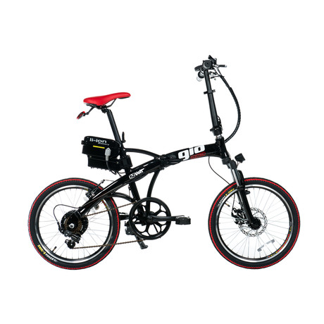 H2 Volt Foldable Electric Bicycle // Black