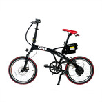 H2 Volt Foldable Electric Bicycle // Black