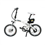 H2 Volt Foldable Electric Bicycle // White