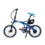 H2 Volt Foldable Electric Bicycle // Blue