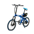 H2 Volt Foldable Electric Bicycle // Blue