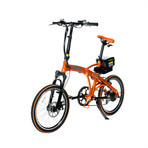 H2 Volt Foldable Electric Bicycle // Orange