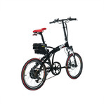 H2 Volt Foldable Electric Bicycle // Black