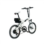 H2 Volt Foldable Electric Bicycle // White