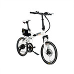 H2 Volt Foldable Electric Bicycle // White