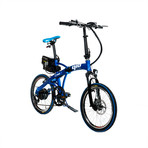 H2 Volt Foldable Electric Bicycle // Blue