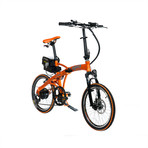 H2 Volt Foldable Electric Bicycle // Orange