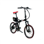 H2 Volt Foldable Electric Bicycle // Black