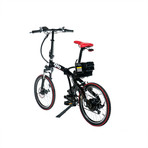 H2 Volt Foldable Electric Bicycle // Black