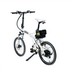 H2 Volt Foldable Electric Bicycle // White