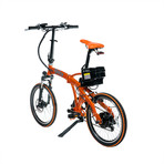 H2 Volt Foldable Electric Bicycle // Orange