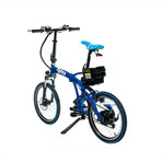 H2 Volt Foldable Electric Bicycle // Blue