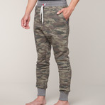 Loose Fit Sweat Pants // Camo (XS)