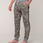 Slim Fit Sweat Pants // Camo (S)