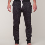 Slim Fit Sweat Pants // Leopard (L)