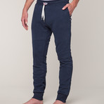 Slim Fit Sweat Pants // Navy (XS)