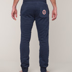 Slim Fit Sweat Pants // Navy (XS)