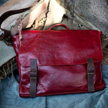 Satchel Bag // Red