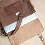 Satchel Bag // Tan Brown