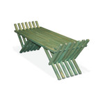 French Bench X90 (Alligator Green)